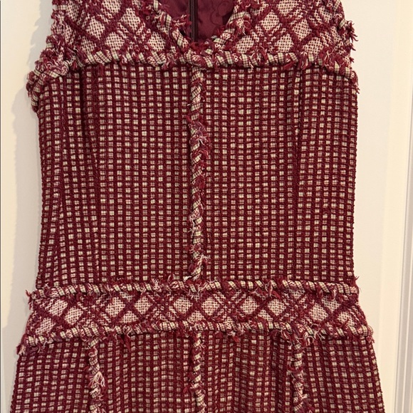 Chanel Burgundy Tweed Dress - Picture 7 of 17